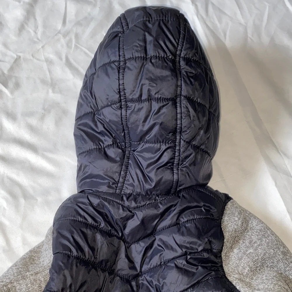 Reebok Black and Gray Hooded Jacket